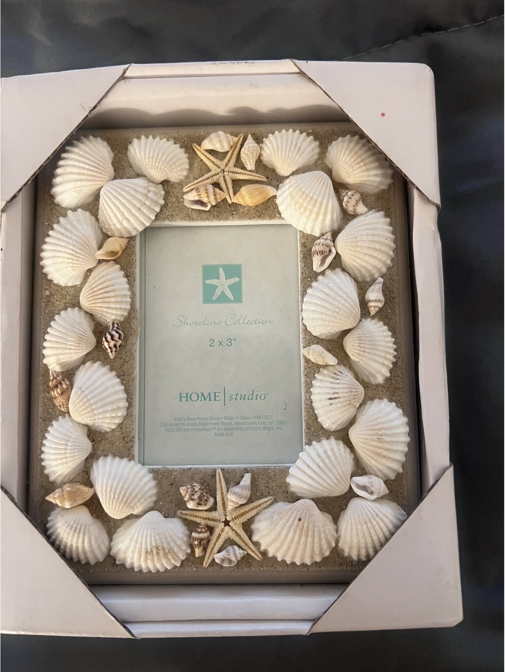 Seashell picture frame 2x3 - Picture 1 of 1